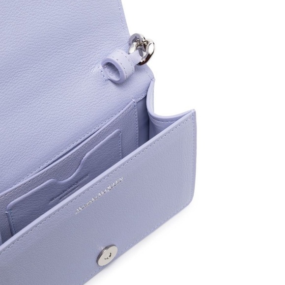 Alexander McQueen Four-Ring Mini Crossbody Bag - Purple - Picture 6 of 8